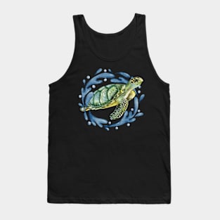 Save the Sea Turtles For the Turtle Lover Tank Top